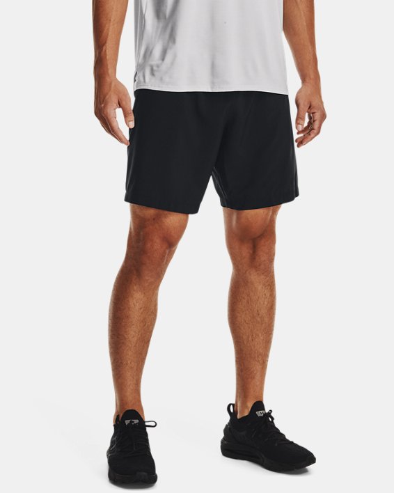 Men's UA Woven Graphic Shorts in Black image number 0